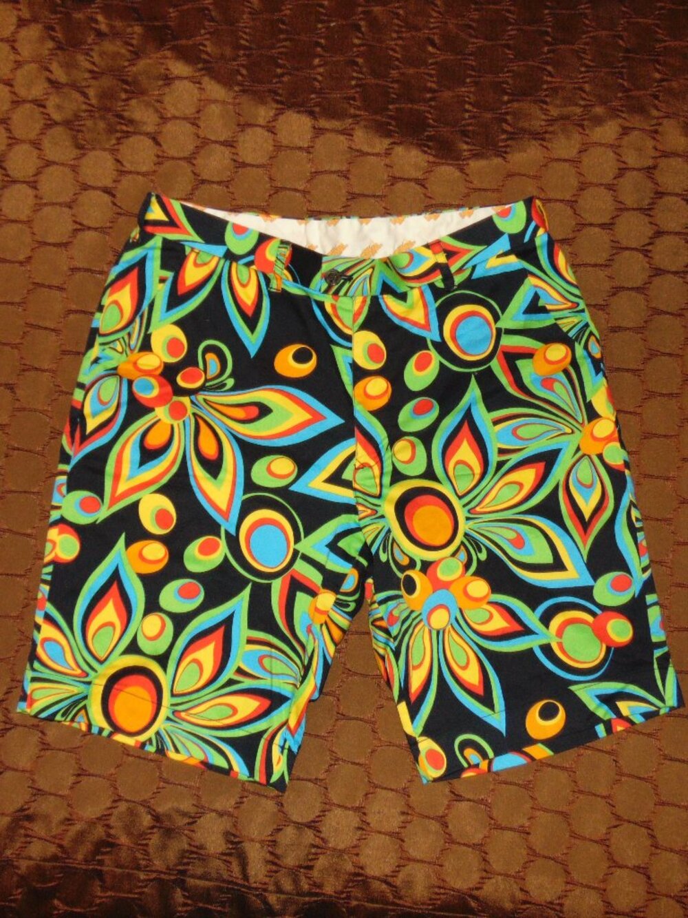 LOUDMOUTH  "SHAGADELIC"  GOLF SHORTS